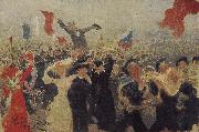 Ilia Efimovich Repin Demonstrations Germany oil painting reproduction